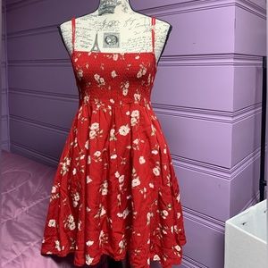 Women’s Ditsy Floral Dress Detailed frill trim Cami dress